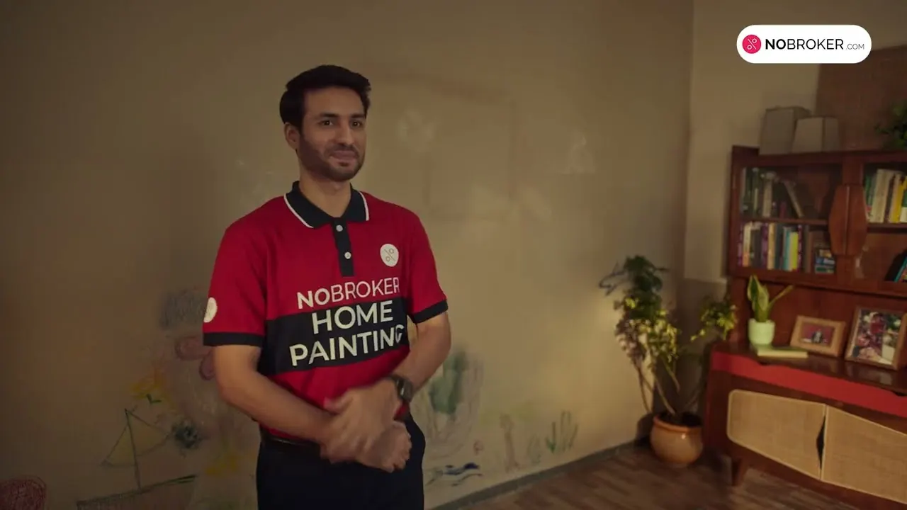 Still from NoBroker: Recent offers, with a humorous take